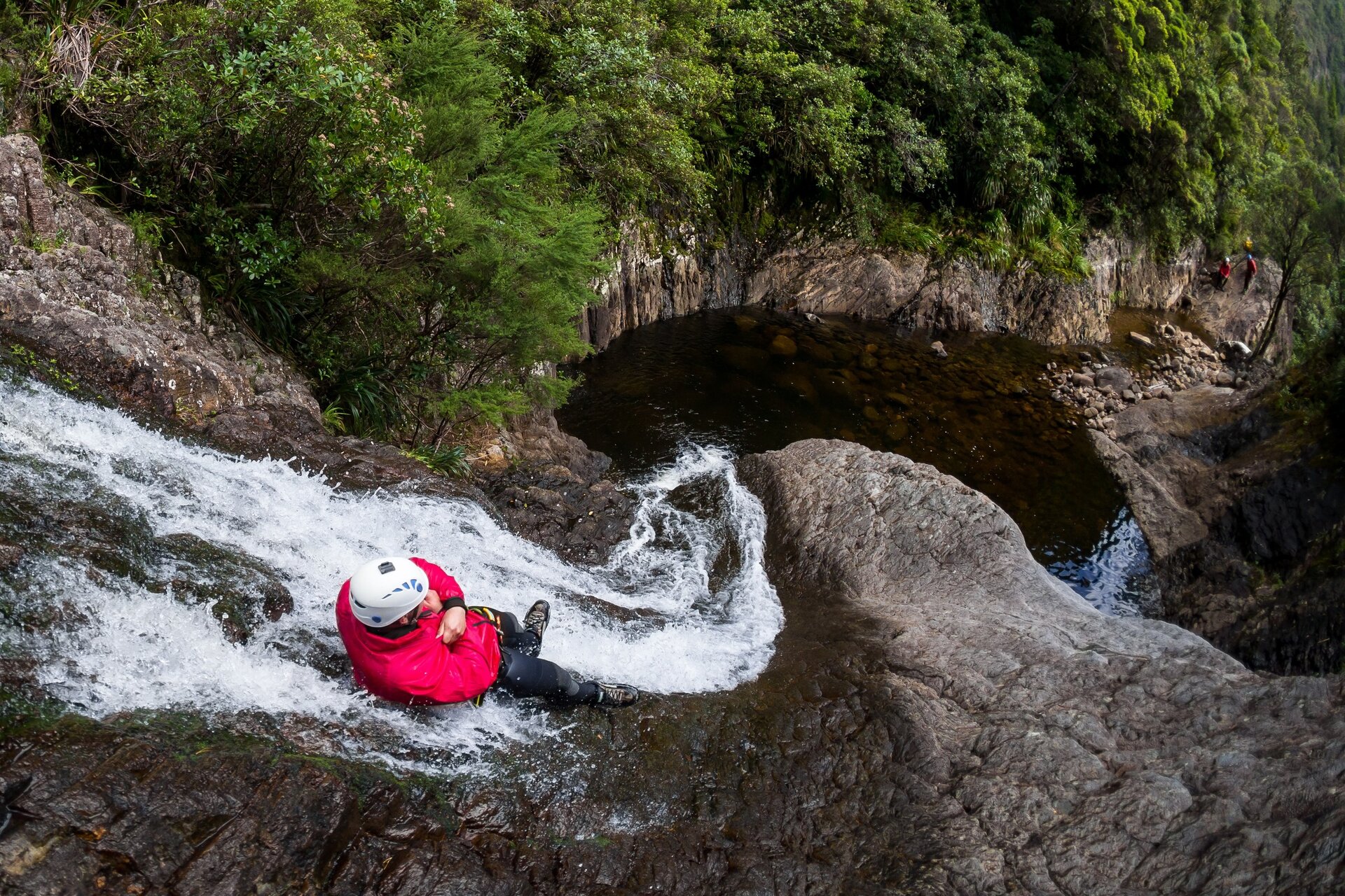 CanyoNZ Canyoning New Zealand style AbseilZiplineJumpSwim